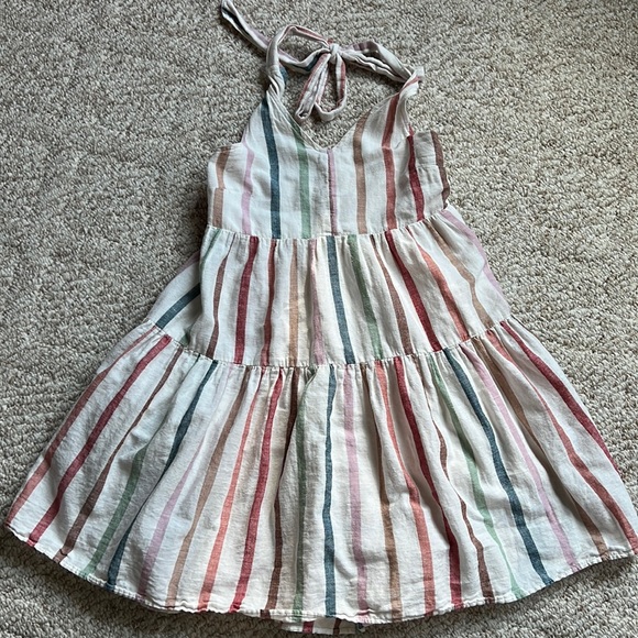 halter linen maxi dress Arwen Maxi Dress Natural / S